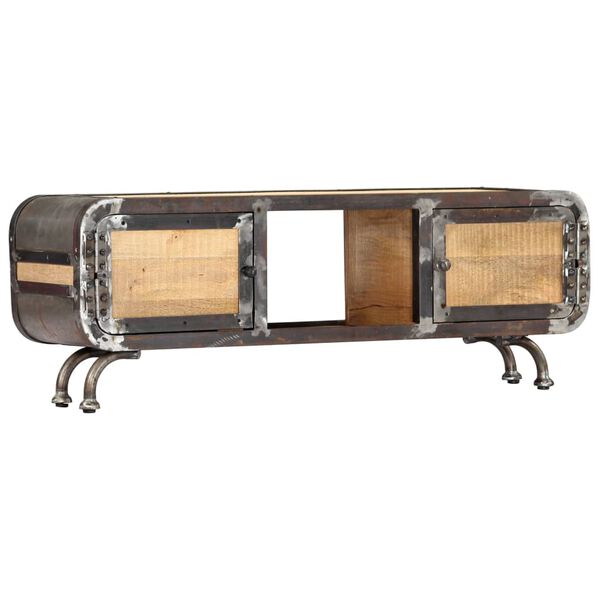 vidaXL TV-taso 120x30x42 cm täysi mangopuu