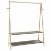 vidaXL Vaateteline hyllyill&auml; 132x45,5x150,5 cm Bambu