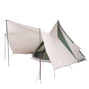 vidaXL Tipi-teltta katolla Vihre&auml; 510 x 690 x 330 cm taffeta