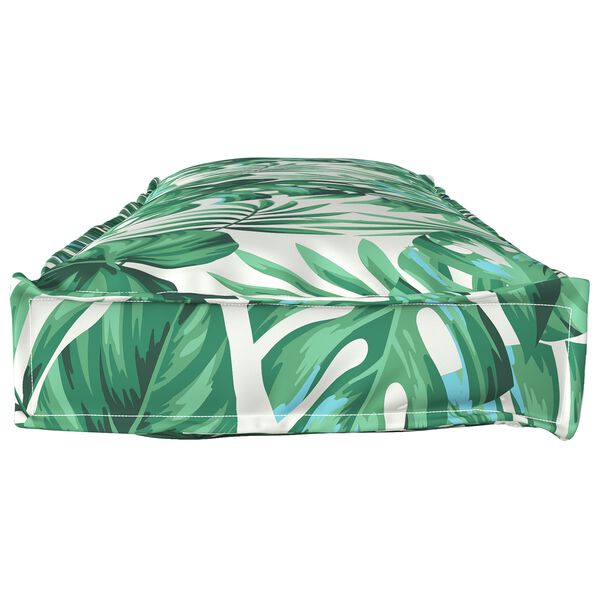 vidaXL Palletin tyynykokoelma 2 pcs Lehtikuvio 120 x 40 x 8 cm