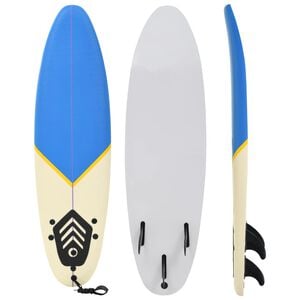 vidaXL Surffilauta 170 cm sininen ja kerma