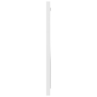 vidaXL Kylpyhuonepeili valkoinen 40x1,5x37 cm lastulevy