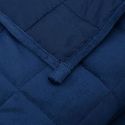 vidaXL Painopeitto sininen 200x200 cm 13 kg kangas