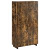vidaXL Korkea kaappi Savutammi 79 x 41 x 151 cm Tekninen puu