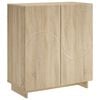 vidaXL Senkki Sonoma-tammi 67 x 34,5 x 75 cm Tekninen puu