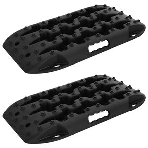 vidaXL Liukuestelevy 2 kpl Musta 57,5x30,5x5,5 cm Vahvistettu nailon