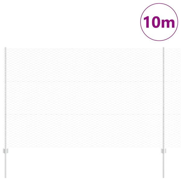 vidaXL Aita ja Tuki Hopea 1,5 x 10 m Ter&auml;s