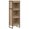 vidaXL Kirjahylly 40 x 30 x 121 cm Tekninen puu Taidekoivu