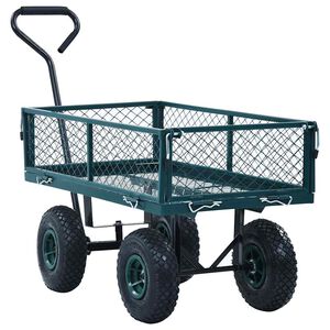 vidaXL Puutarhan vetok&auml;rry vihre&auml; 250 kg