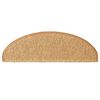 vidaXL Porrasmatot Itsekiinnittyv&auml; Sisal-Look 30 kpl 65x21x4 cm Sisal