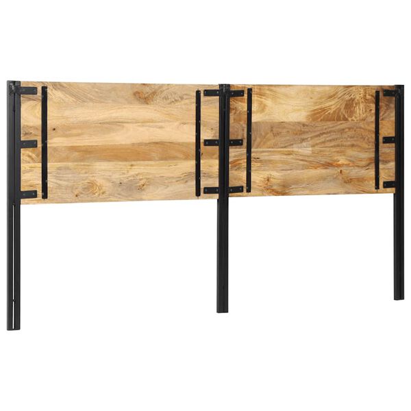 vidaXL s&auml;ngynp&auml;&auml;ty 200 cm t&auml;ysi mangopuu ja rauta