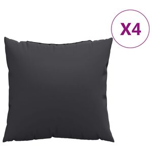 vidaXL Sohvatyynyt 4 kpl musta 60x60 cm kangas