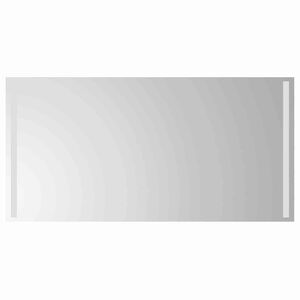 vidaXL LED kylpyhuonemirror L&auml;pin&auml;kyv&auml; 100 x 50 cm karkaistu lasi