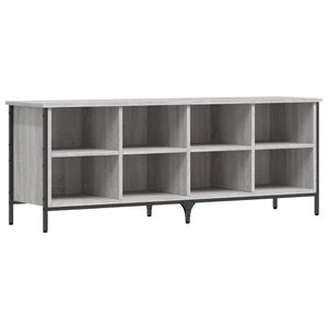 vidaXL Kenk&auml;kaappi harmaa Sonoma 131x35x50 cm tekninen puu
