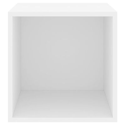 vidaXL Seinäkaappi valkoinen 37x37x37 cm lastulevy