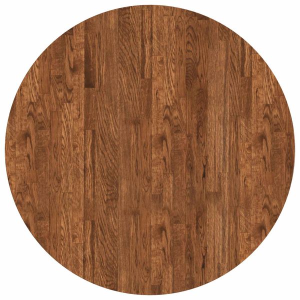 vidaXL P&ouml;yt&auml;levy Vaaleanruskea &Oslash; 80 x 2,5 cm M&auml;ntypuu