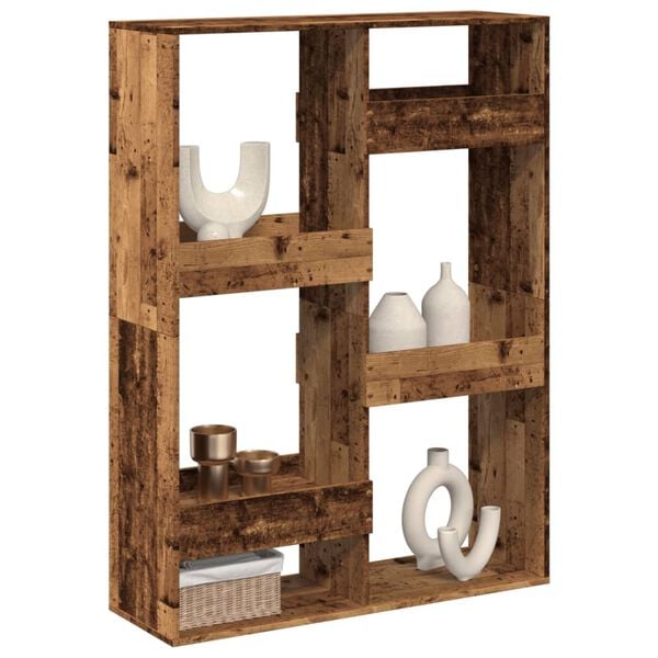 vidaXL Huoneenjakaja vanha puu 100x33x135 cm tekninen puu