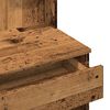 vidaXL Peilipöytä vanhaa puuta 96x39x142 cm