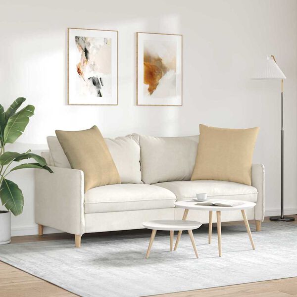 vidaXL Sohvatyynyt 2 pcs Harmaa vihreä 80 x 80 cm Korduroikangas