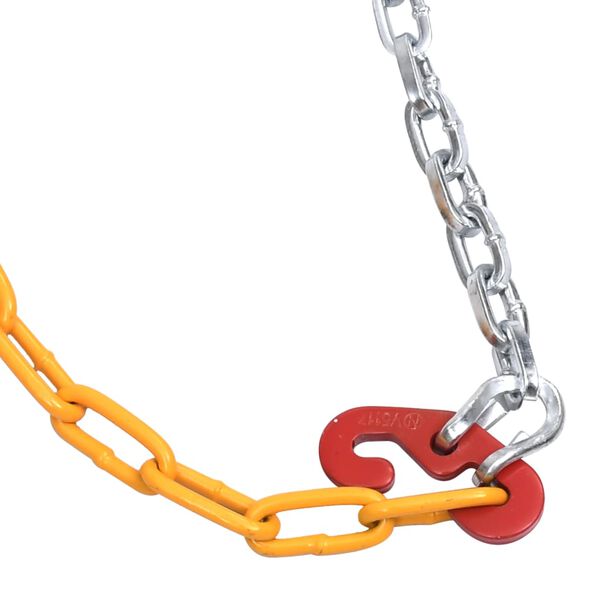 vidaXL Autonrenkaiden lumiketjut 2 kpl 9 mm KN130