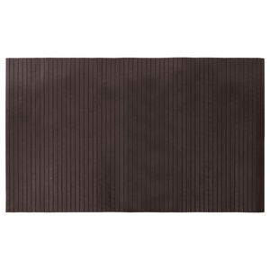 vidaXL Matto suorakaiteen muotoinen tummanruskea 60x100 cm bambu