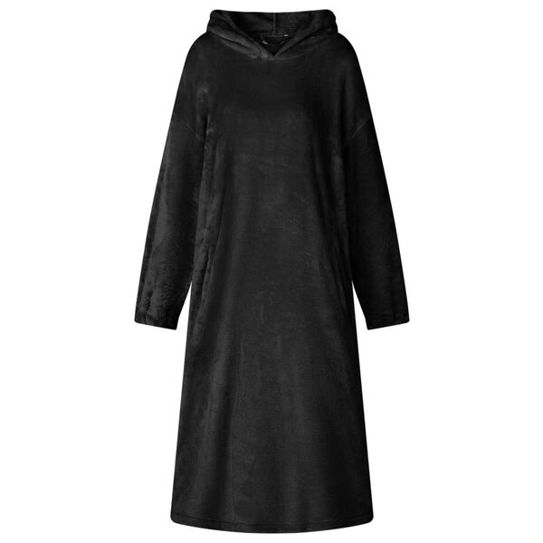 vidaXL Viltti-huppari Musta m Flanelli