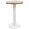 vidaXL Bistrop&ouml;yt&auml; vaaleanruskea 50 cm MDF