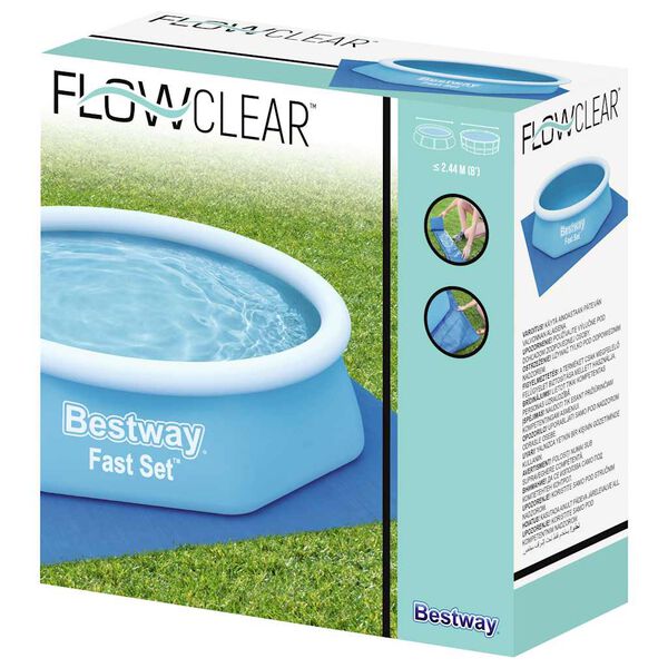 Bestway Uima-altaan aluskangas Flowclear 274x 274 cm