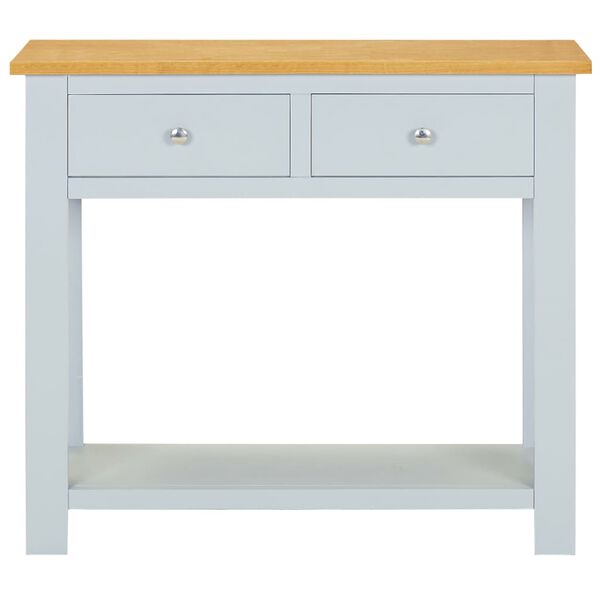 vidaXL Sivupöytä 83x30x73 cm täystammi