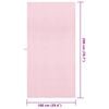 vidaXL Urheilupyyhkeet 2 pcs Pinkki 200 x 100 cm