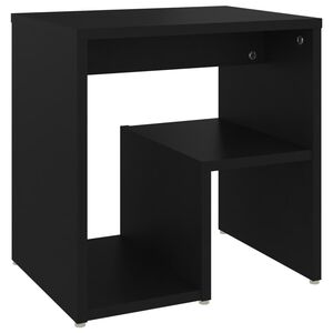 vidaXL Y&ouml;p&ouml;yt&auml; musta 40x30x40 cm tekninen puu