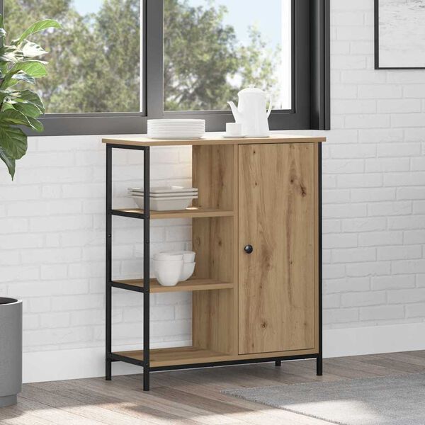 vidaXL Sivupöytä Artisan tammi 70 x 30 x 80 cm