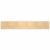 vidaXL Matto suorakaide vaalea luonnollinen 80x1000 cm bambu