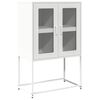 vidaXL Highboard Valkoinen 68x39x107 cm Ter&auml;s