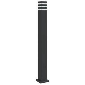 vidaXL Pylv&auml;svalaisin musta 110 cm alumiini