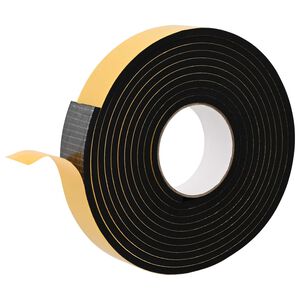 vidaXL Itsekiinnittyv&auml; vaahtoteippi 20 kpl Musta 30mm x 5m CR-vahto