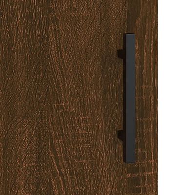vidaXL Senkki ruskea tammi 69,5x34x90 cm tekninen puu