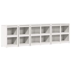 vidaXL Ulkokeitti&ouml;kaappi MEPPEL 4 kpl valkoinen 322 x 55 x 92 cm