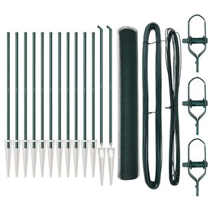 vidaXL Aitalatu Vihre&auml; 25 x 1 m (25 mm verkko) Ter&auml;s