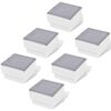 vidaXL LED Maavalaisimet 6 kpl 100x100x68 mm