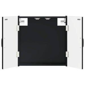 vidaXL Dartboard-kaappi UTRECHT Musta 52,5 x 10,5 x 53,5 cm