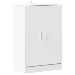 vidaXL Kenk&auml;kaappi valkoinen 60x35x92 cm tekninen puu