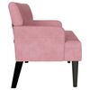 vidaXL Chesterfield Penkki Pinkki 112 x 65.5 x 75 cm Sametti