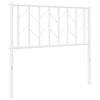 vidaXL Metallinen vaihtop&auml;&auml;ty valkoinen 90 cm