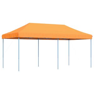 vidaXL Taitettava pop-up juhlateltta oranssi 580x292x315 cm