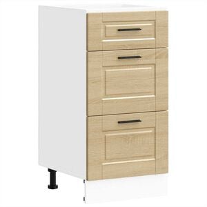 vidaXL Keitti&ouml;n pohjakaappi Porto sonoma tammi suunniteltu puu