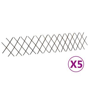 vidaXL Pajus&auml;leikk&ouml;aidat 5 kpl 180x30 cm