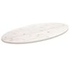 vidaXL P&ouml;yt&auml;levy valkoinen 110x55x2,5 cm t&auml;ysi m&auml;nty ovaali