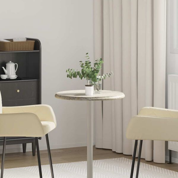 vidaXL P&ouml;yt&auml;levy harmaa &Oslash;50x2,5 cm marmori