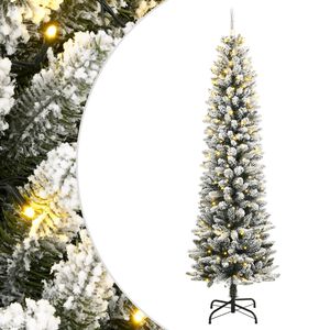 vidaXL Tekojoulukuusi 150 LED-valoa ja lumihuurre 120 cm